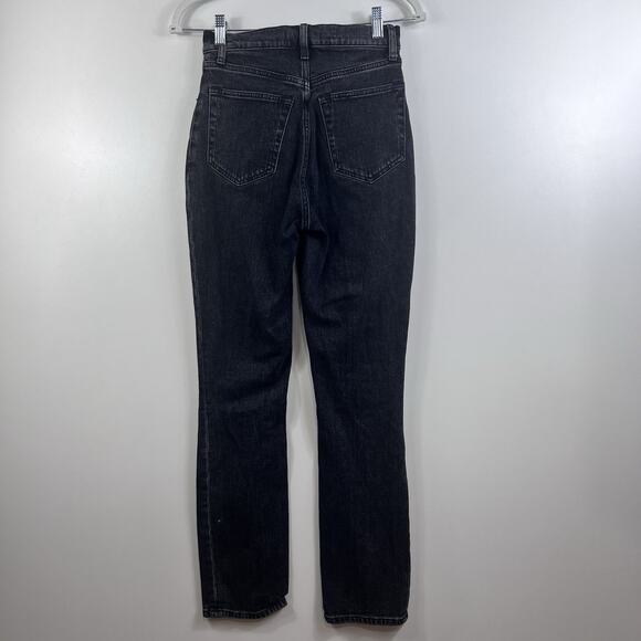 Abercrombie & Fitch The 90s Slim Straight Ultra High Rise Jeans Curve Love 25 S - Picture 9 of 10